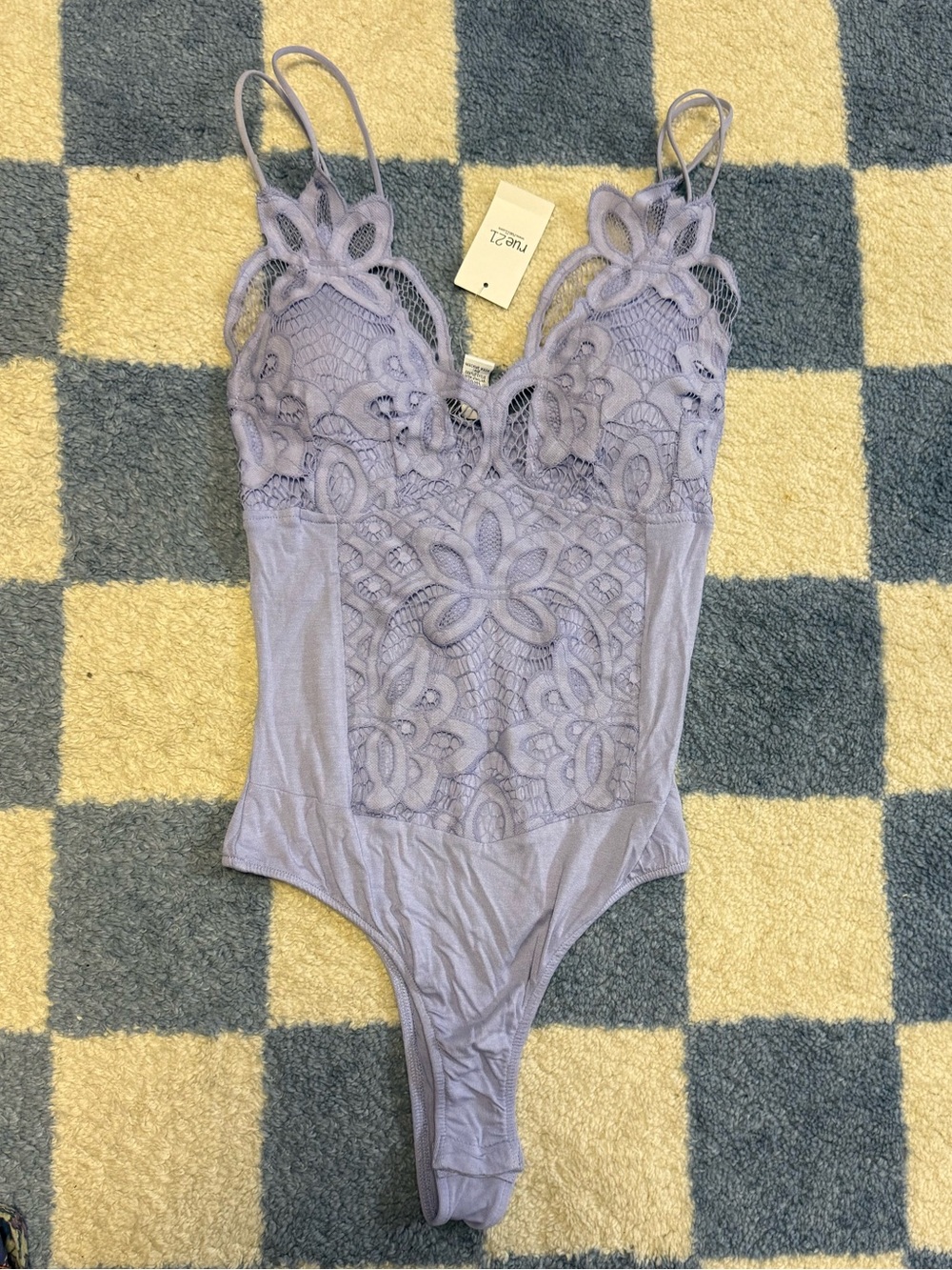 Rue21 Lavender Lace Bodysuit